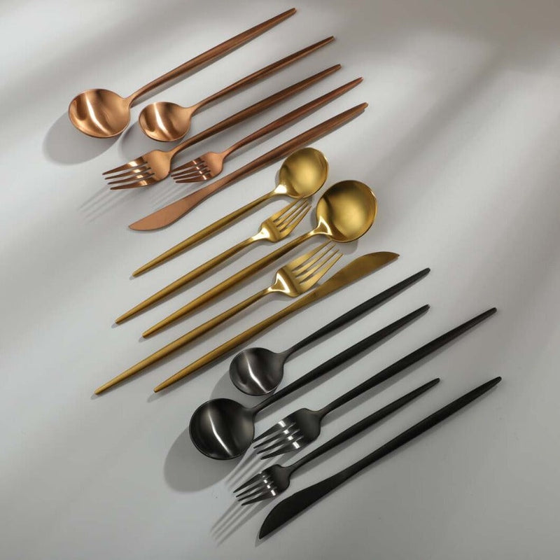 Elegant Simplicity Stainless Steel Cutlery Set