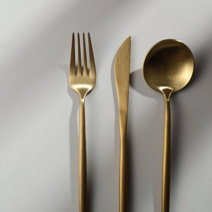 Elegant Simplicity Stainless Steel Cutlery Set