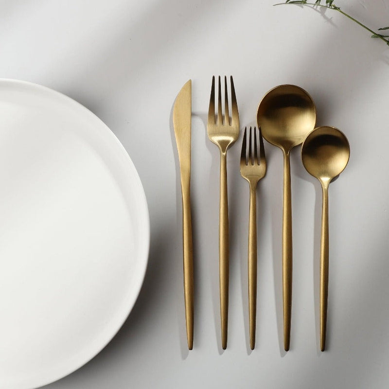 Elegant Simplicity Stainless Steel Cutlery Set