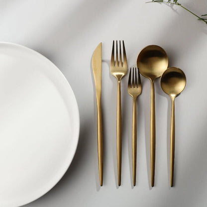 Elegant Simplicity Stainless Steel Cutlery Set