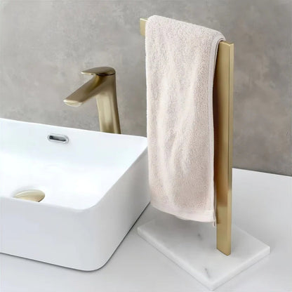 Sleek Dual Towel Stand for Modern Bathrooms