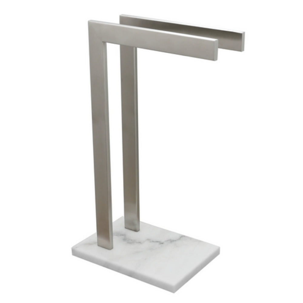 Sleek Dual Towel Stand for Modern Bathrooms