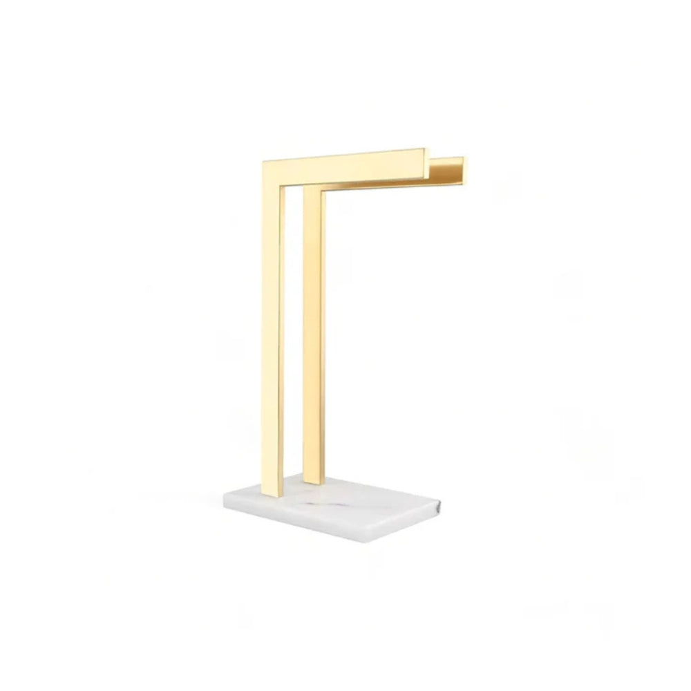Sleek Dual Towel Stand for Modern Bathrooms