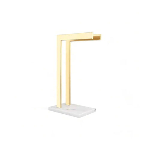 Sleek Dual Towel Stand for Modern Bathrooms