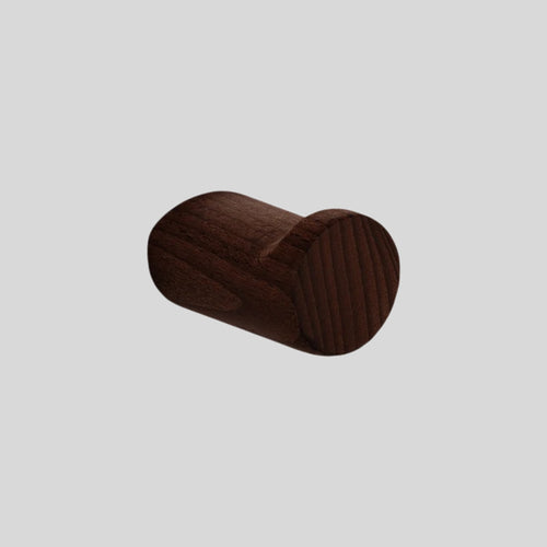 Sleek Natural Wood Wall Hook for Stylish Storage