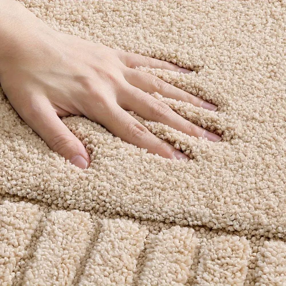 Chic Striped Bath Mat for Ultimate Comfort