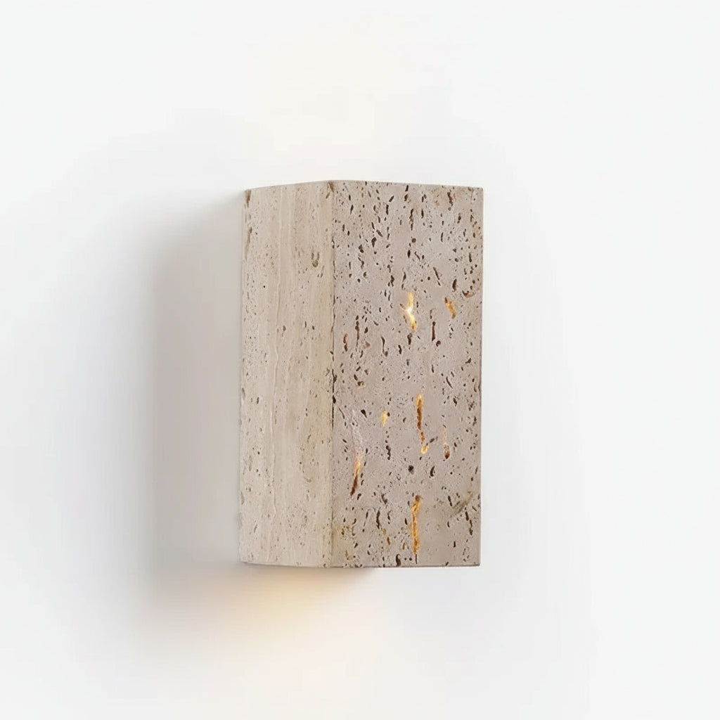 Waterproof Up & Down LED Wall Light for Outdoor, Patio & Bathroom – Travertine