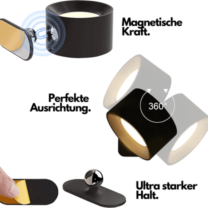 Rechargeable Wireless Wall Light – Versatile 360° LED Illumination