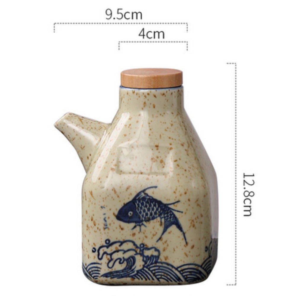 Elegant Ceramic Oil & Sauce Pourer for Your Kitchen