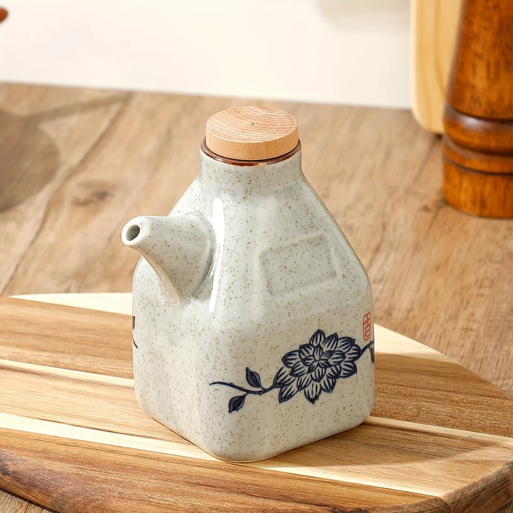 Elegant Ceramic Oil & Sauce Pourer for Your Kitchen