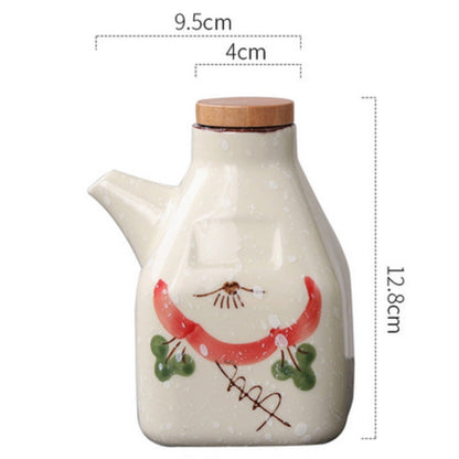 Elegant Ceramic Oil & Sauce Pourer for Your Kitchen