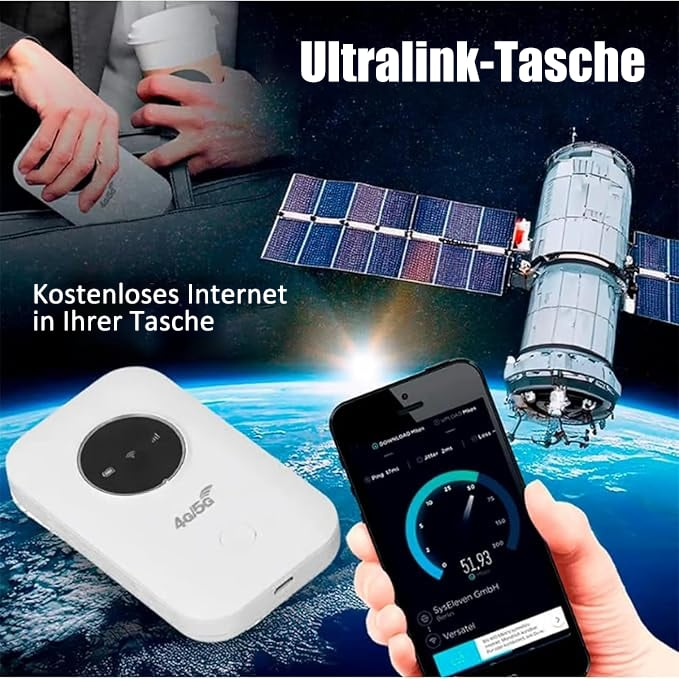 Portable 4G LTE WiFi Router – Mobile Hotspot for On-the-Go