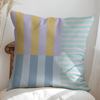 Chic Striped Throw Pillow Cover for Modern Homes