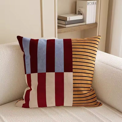 Chic Striped Throw Pillow Cover for Modern Homes