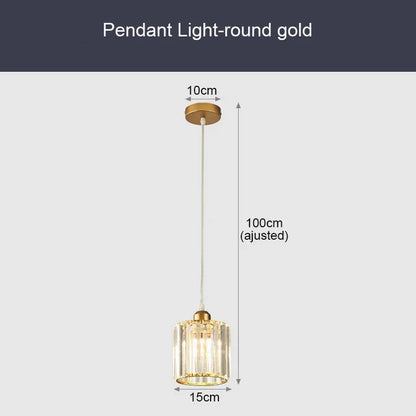 Elegant Crystal Pendant Lighting Fixture