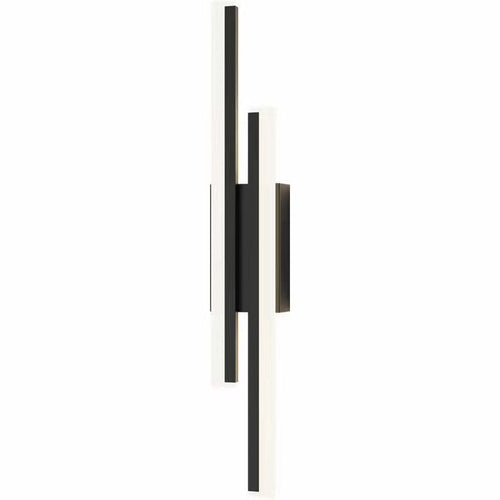 Contemporary Double Light LED Wall Fixture