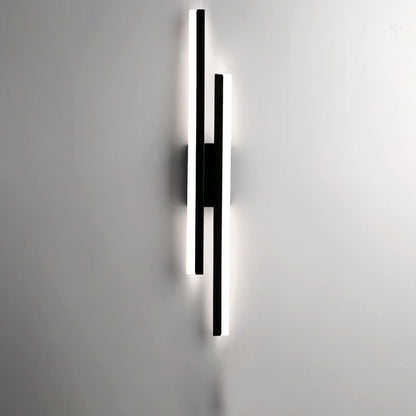 Contemporary Double Light LED Wall Fixture