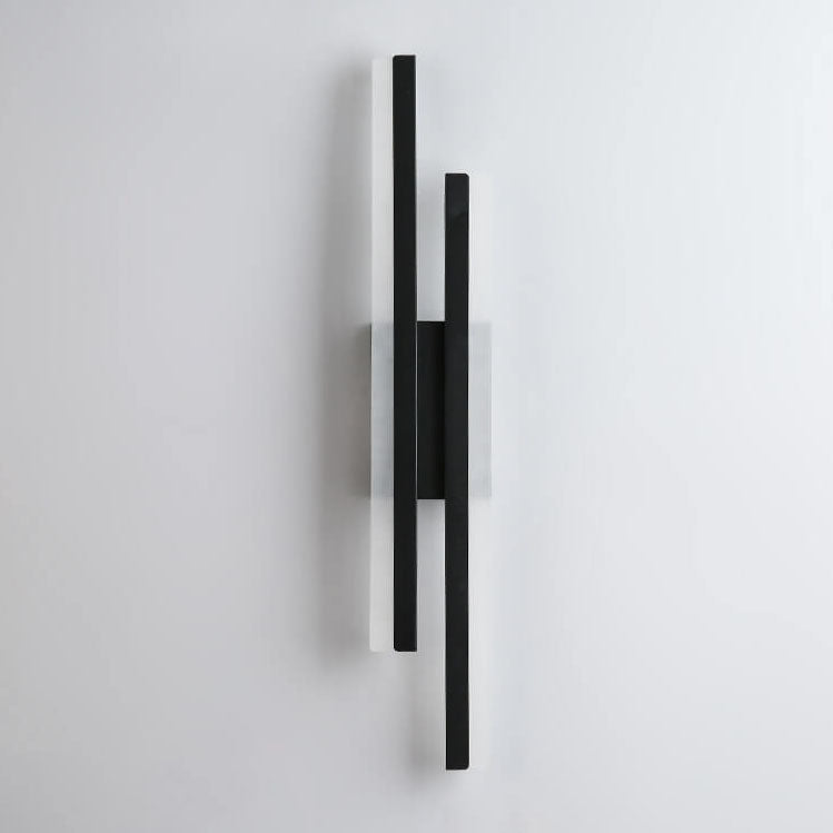 Contemporary Double Light LED Wall Fixture