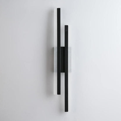 Contemporary Double Light LED Wall Fixture