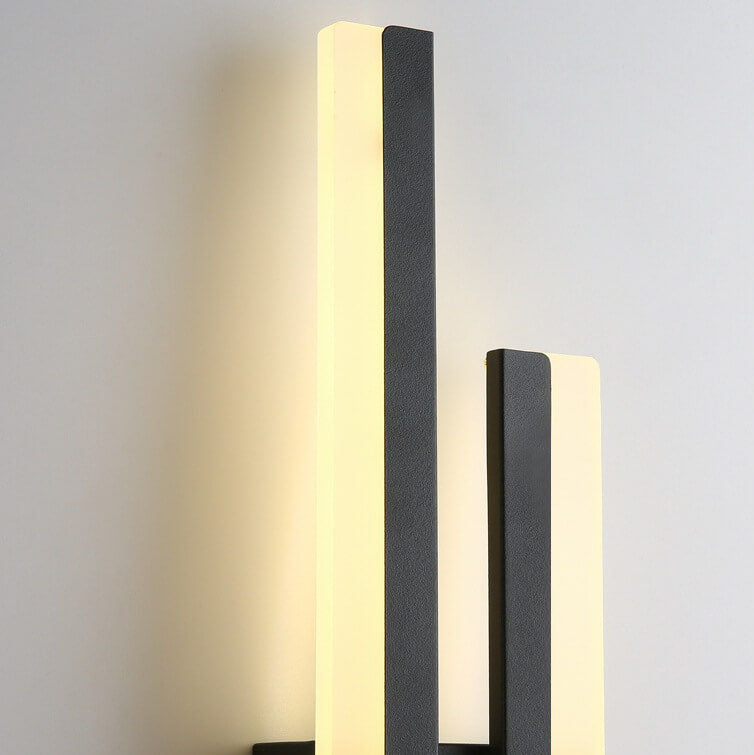 Contemporary Double Light LED Wall Fixture
