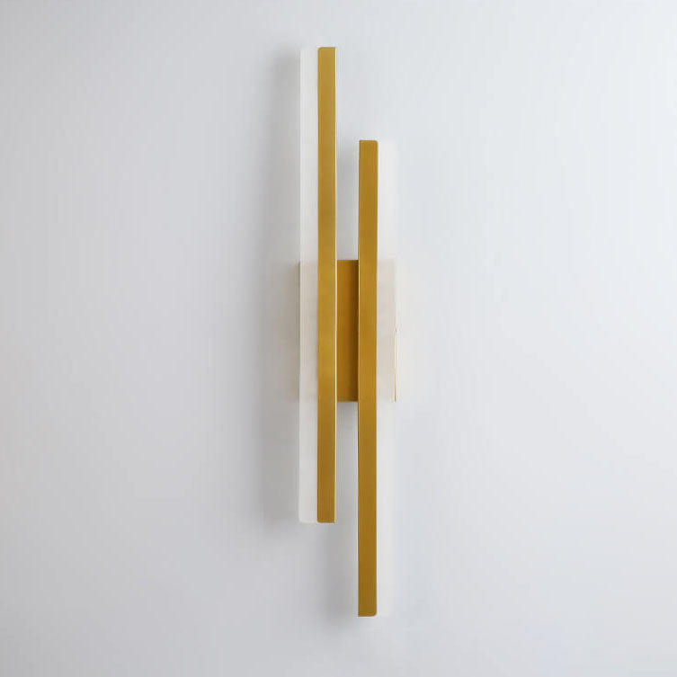 Contemporary Double Light LED Wall Fixture