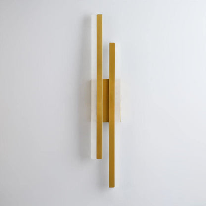 Contemporary Double Light LED Wall Fixture
