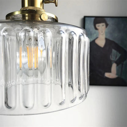 Celeste Vintage Pendant Light with Crystal Accents