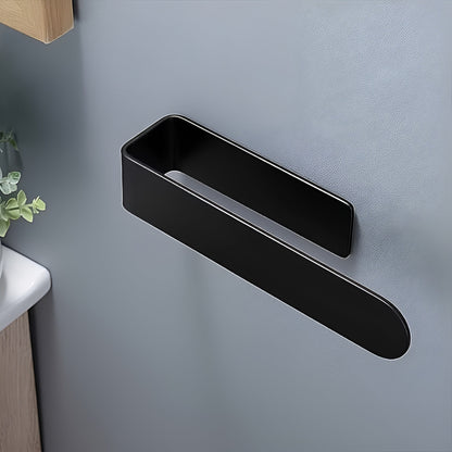 Chic Wall-Mounted Towel Holder in Sleek Stainless Steel