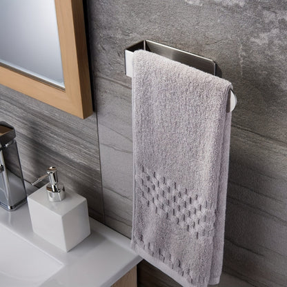 Chic Wall-Mounted Towel Holder in Sleek Stainless Steel