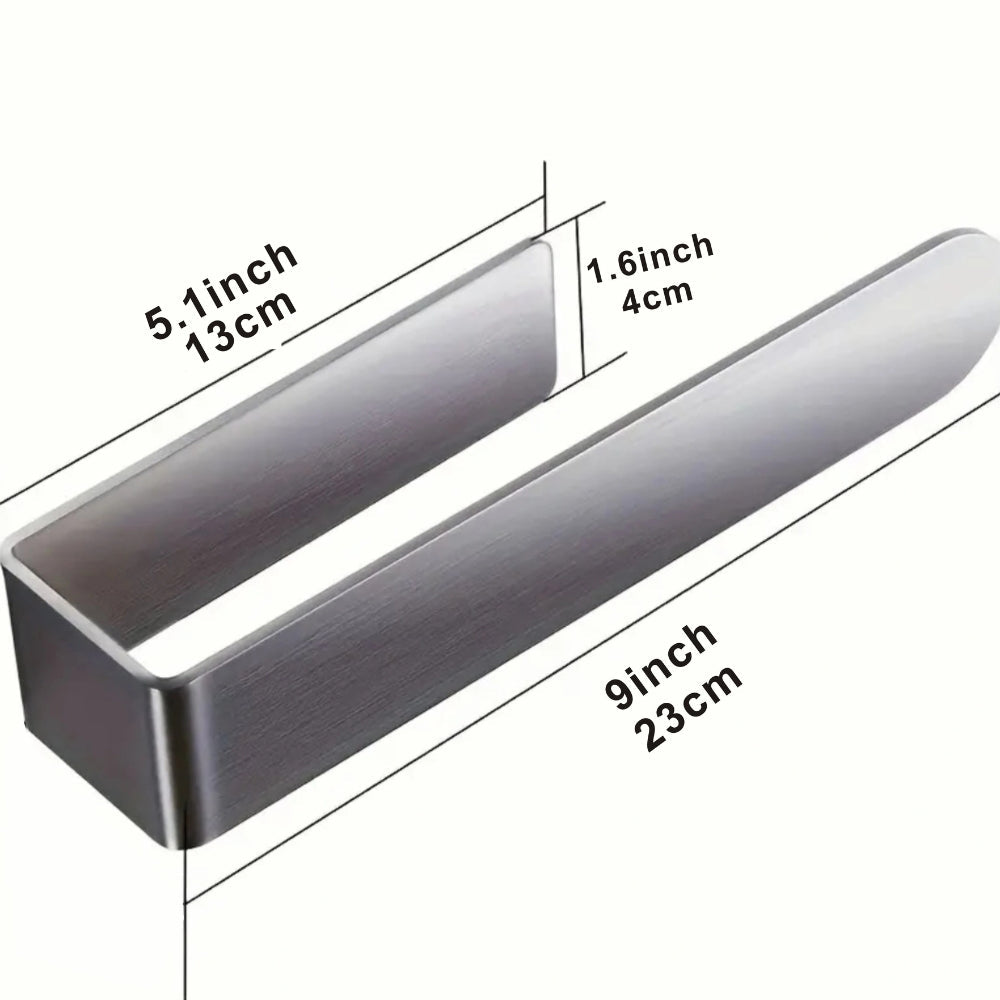 Chic Wall-Mounted Towel Holder in Sleek Stainless Steel