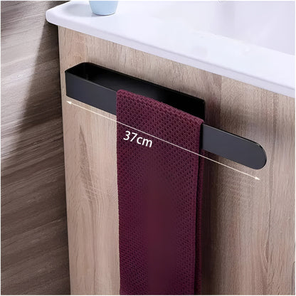 Chic Wall-Mounted Towel Holder in Sleek Stainless Steel