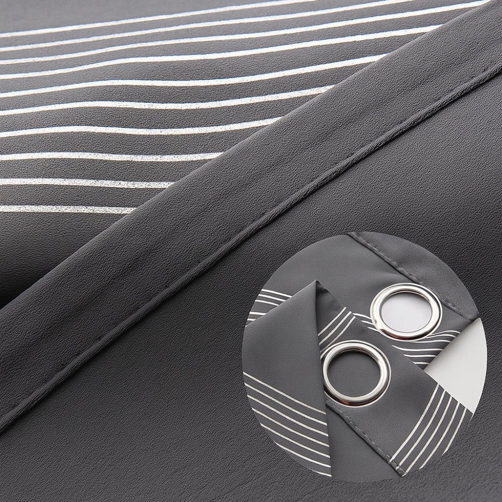 Elegant Geometric Blackout Curtain for Complete Privacy