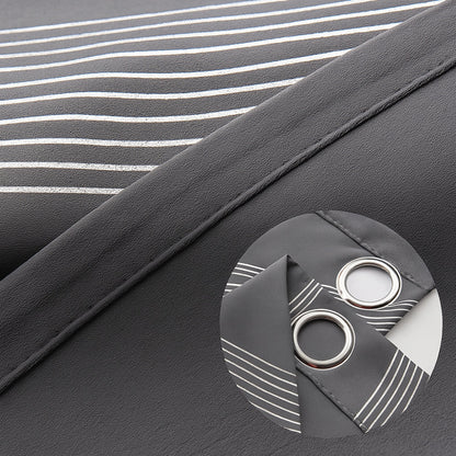 Elegant Geometric Blackout Curtain for Complete Privacy