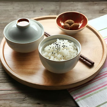 Elegant Eco-Friendly Bamboo Serving Tray Collection