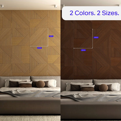 Contemporary Solid Wood Panel