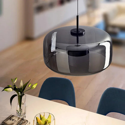 Pendant Light Fixture in Glass