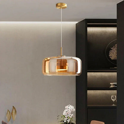 Pendant Light Fixture in Glass