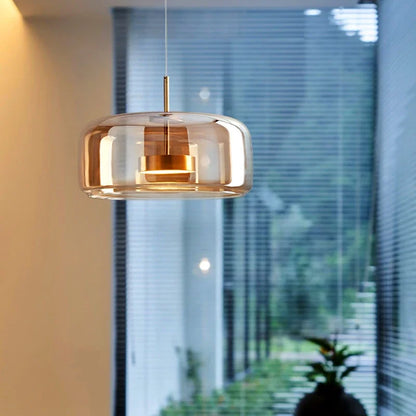 Pendant Light Fixture in Glass