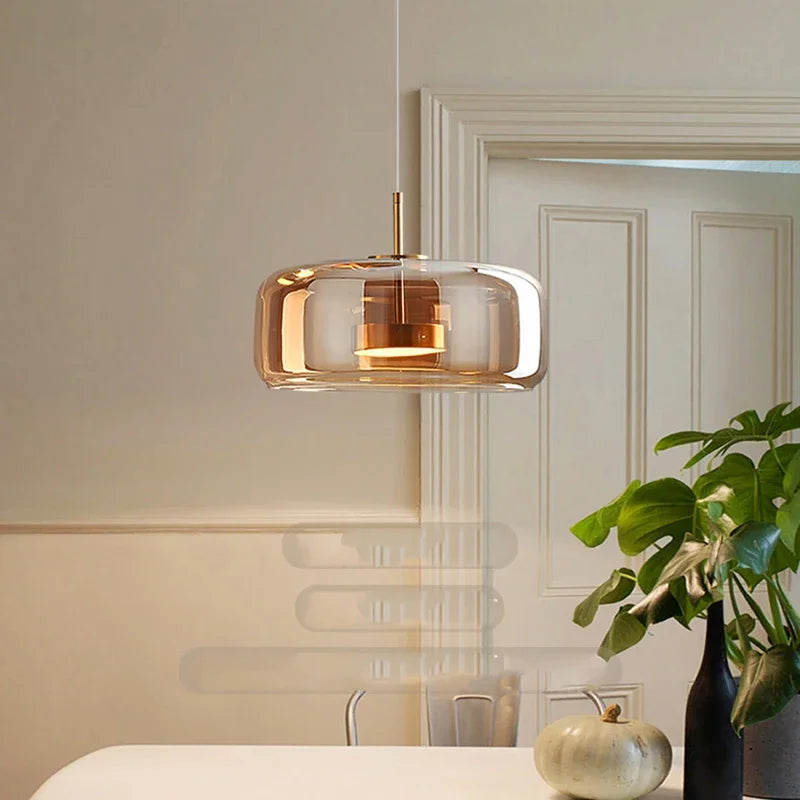 Pendant Light Fixture in Glass