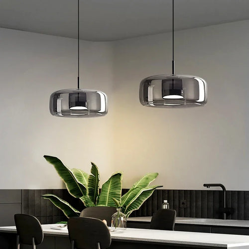Pendant Light Fixture in Glass