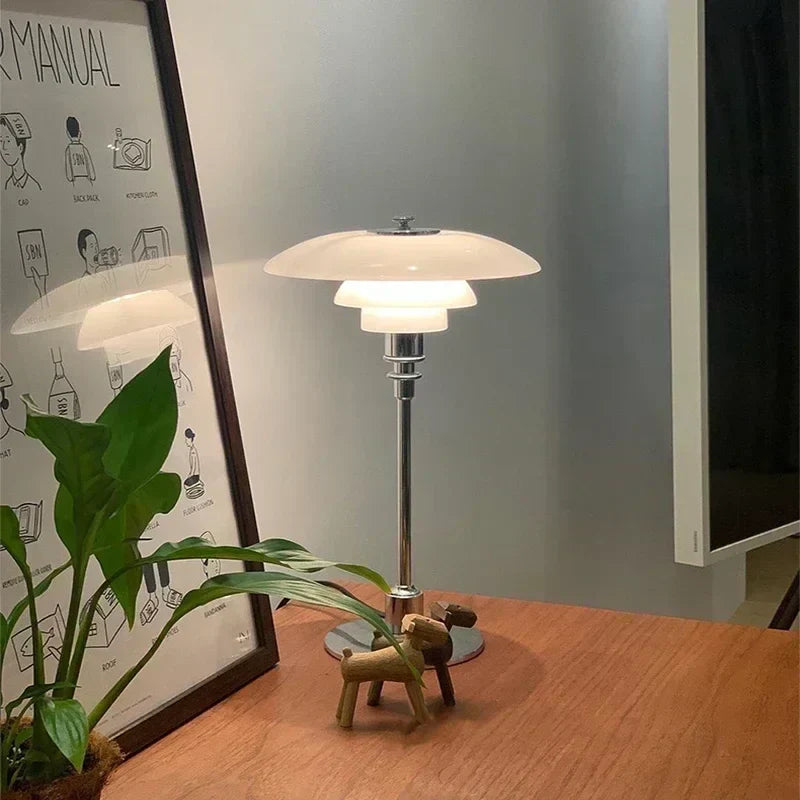 Minimalist LED Home Light – Nordic Style Glass Table Lamp