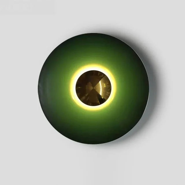 Modern Round LED Lamp with Adjustable Brightness and Various Colors