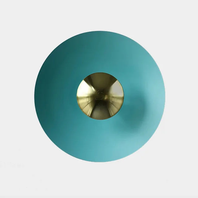Modern Round LED Lamp with Adjustable Brightness and Various Colors