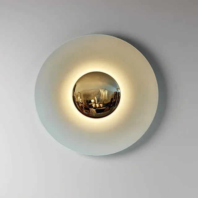 Modern Round LED Lamp with Adjustable Brightness and Various Colors