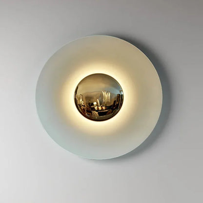 Modern Round LED Lamp with Adjustable Brightness and Various Colors