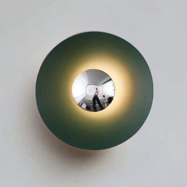 Modern Round LED Lamp with Adjustable Brightness and Various Colors
