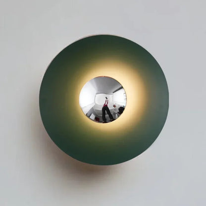 Modern Round LED Lamp with Adjustable Brightness and Various Colors