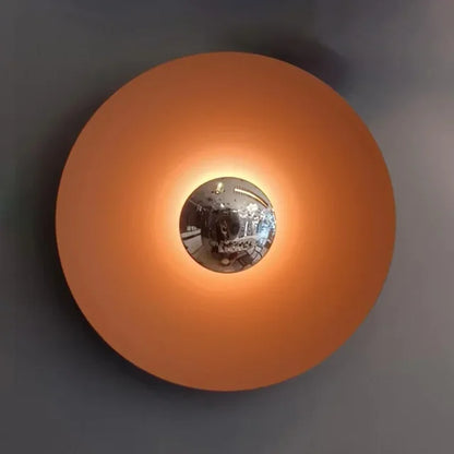 Modern Round LED Lamp with Adjustable Brightness and Various Colors