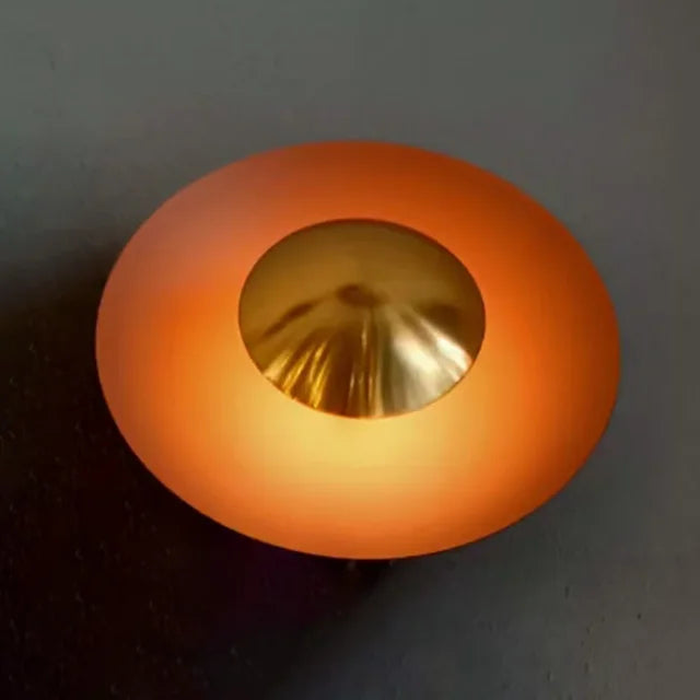 Modern Round LED Lamp with Adjustable Brightness and Various Colors