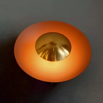 Modern Round LED Lamp with Adjustable Brightness and Various Colors